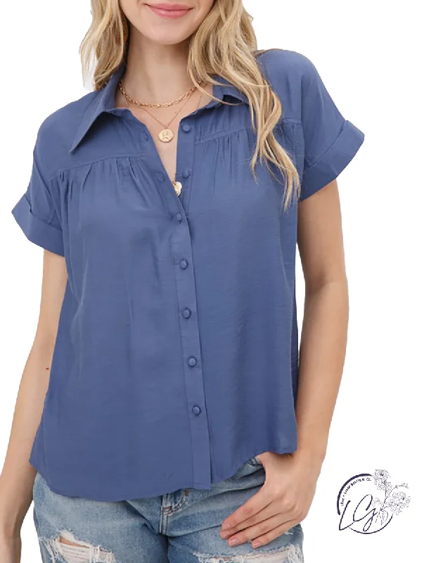 Sweet & Charming Collared Button Down