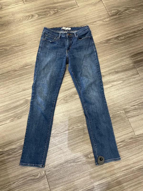 Jeans Skinny By Levis In Blue, Size: 10