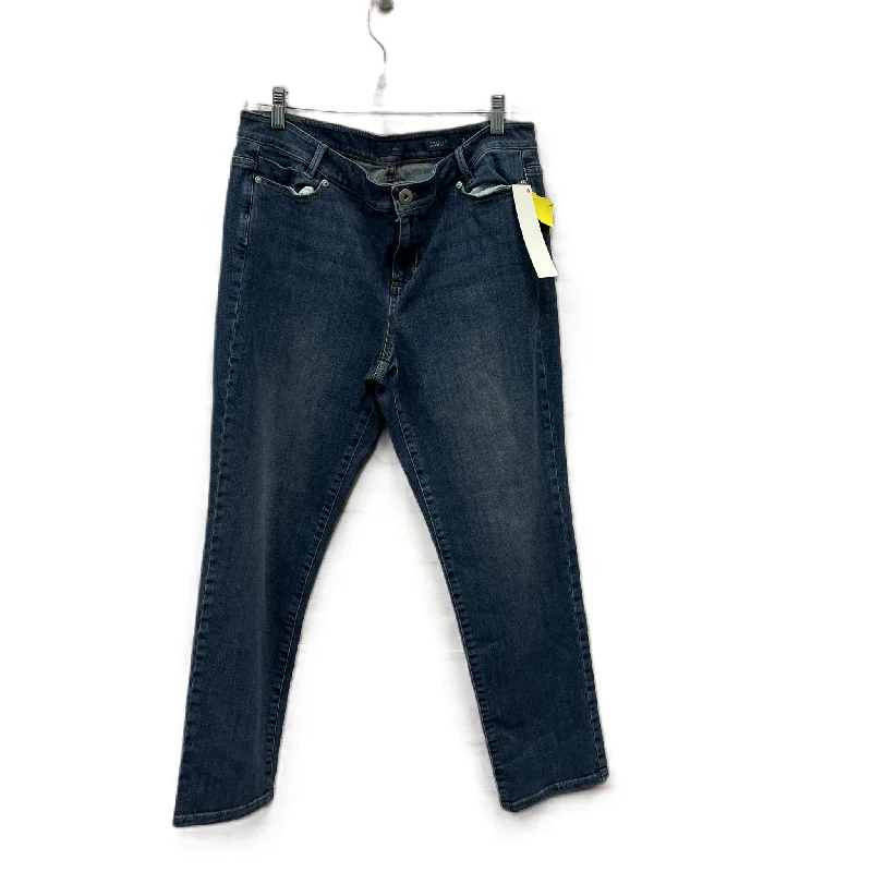 Jeans Straight By J. Jill In Blue, Size: 12p