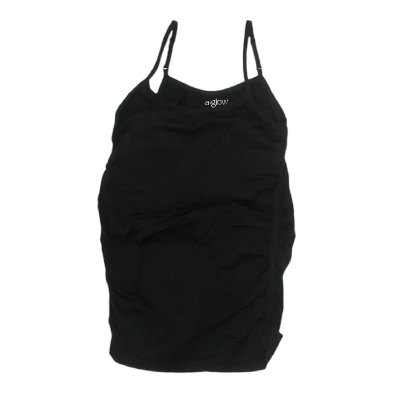 Mat Tank Top By A Glow In Black, Size:M