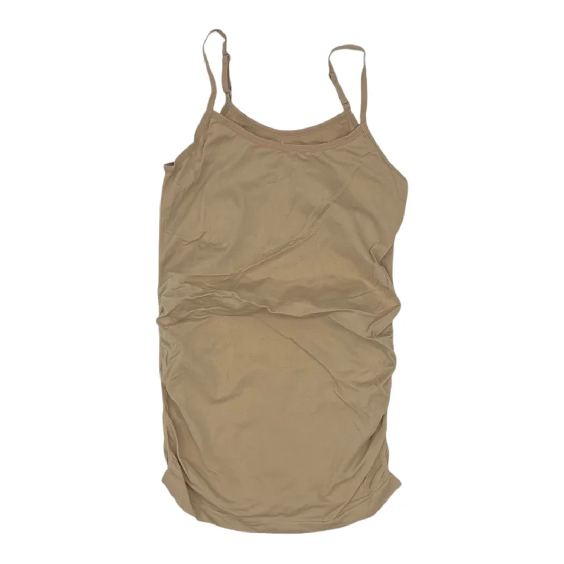 Mat Tank Top By A Glow In Tan, Size:M