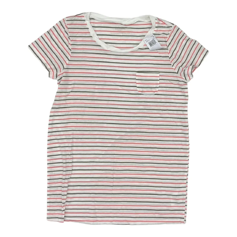 Mat Top Ss By Motherhood In Striped Pattern, Size:S