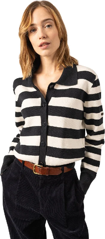 Galway Striped Cardigan - Women's|-|Gilet rayé Galway - Femme