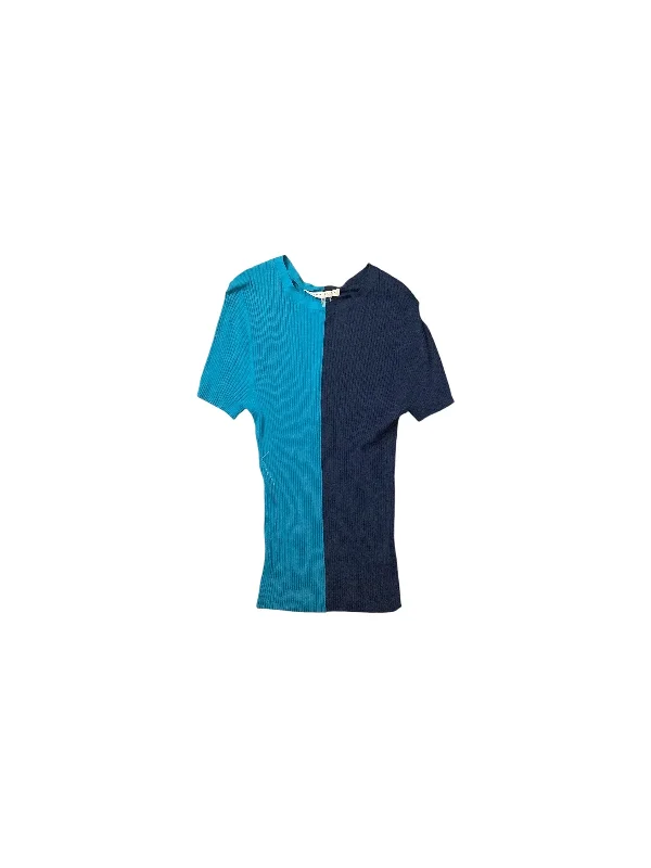 Top Short Sleeve Basic By Trina Turk In Blue, Size: Xl