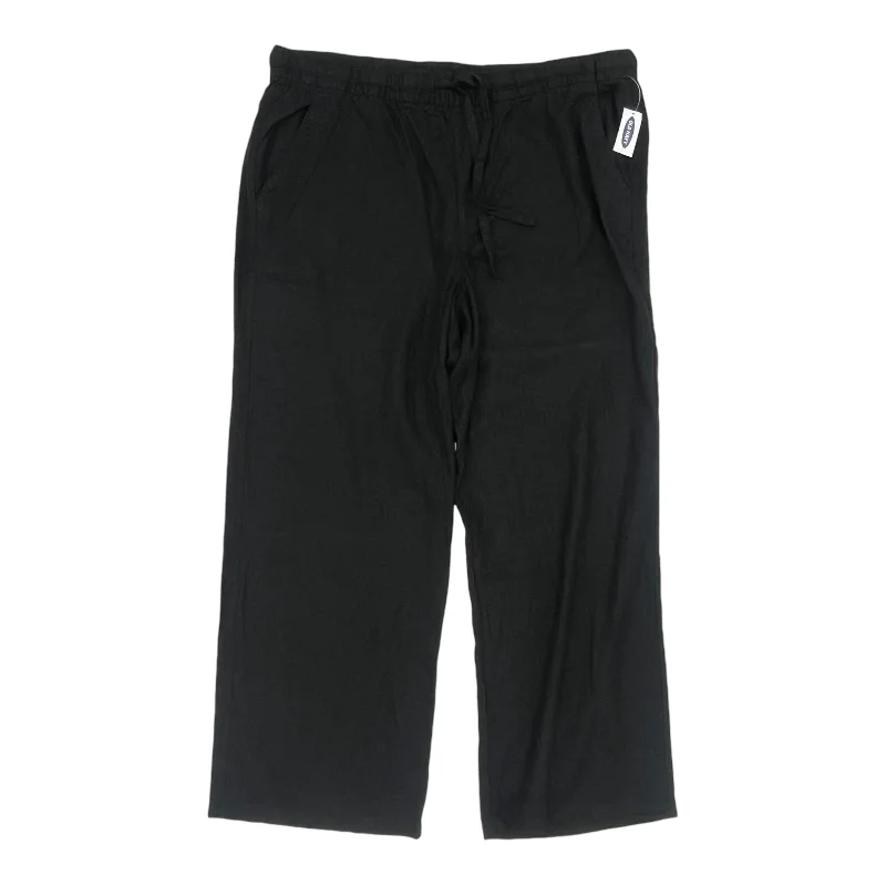 Pants Linen By Old Navy In Black, Size:Xs