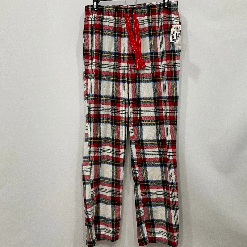 Pants Lounge By Old Navy In Red & White, Size: L