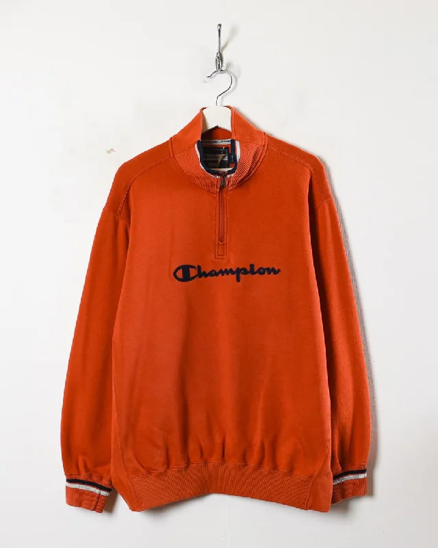 Champion 1/4 Zip Sweatshirt - X-Large