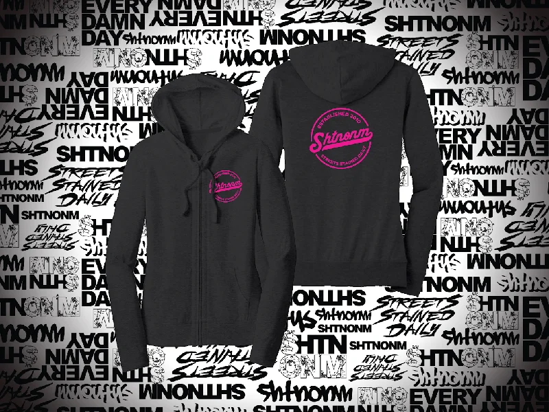 SHTNONM - LADIES ESTABLISHED ZIP UP HOODIE