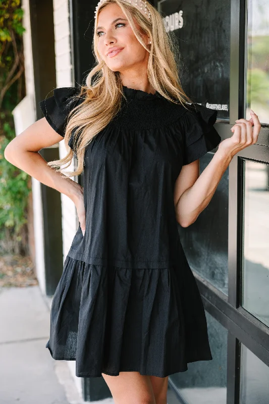 Pinch: All That You Are Black Ruffled Dress