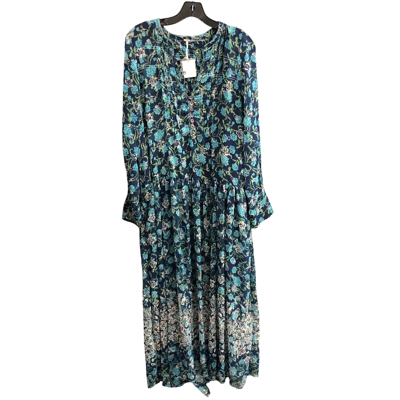 Dress Casual Maxi By Free People In Blue, Size: S