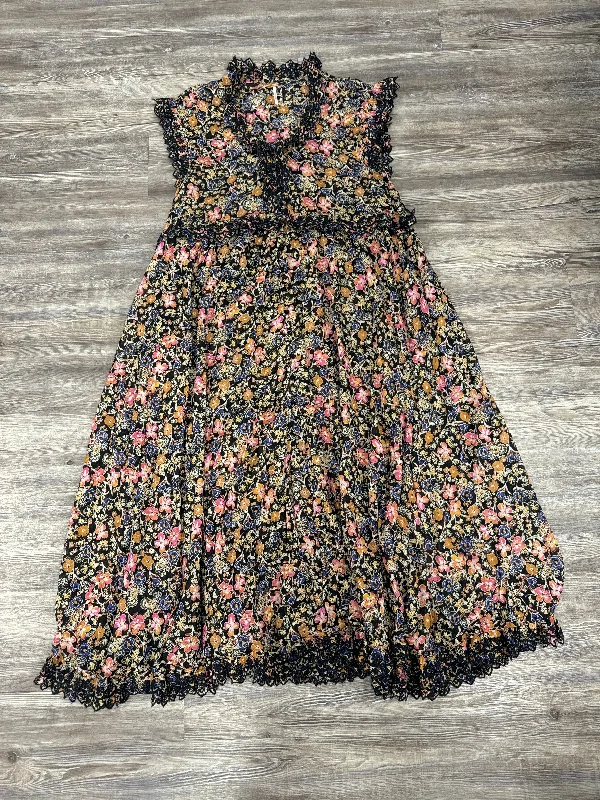 Dress Casual Maxi By Free People In Floral Print, Size: S