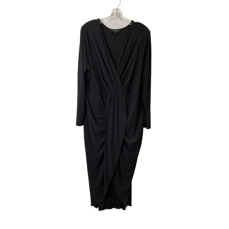 Dress Casual Maxi By Iris In Black, Size:Sp