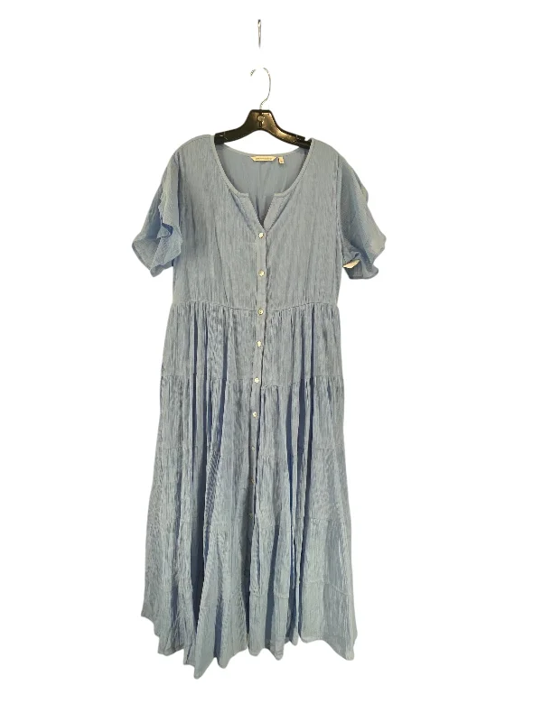 Dress Casual Maxi By Soft Surroundings In Blue, Size: L