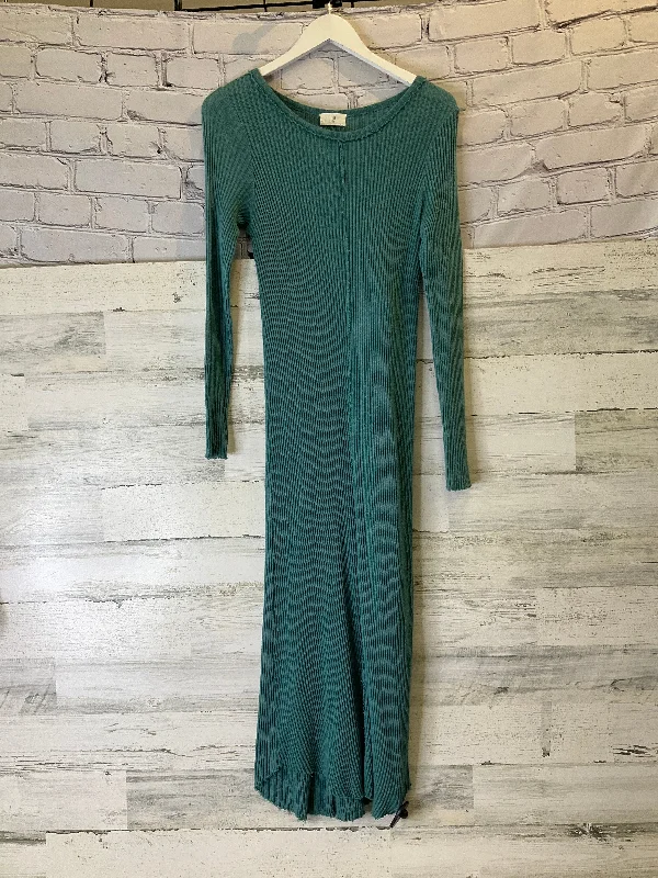 Dress Casual Maxi By T.la In Teal, Size: S