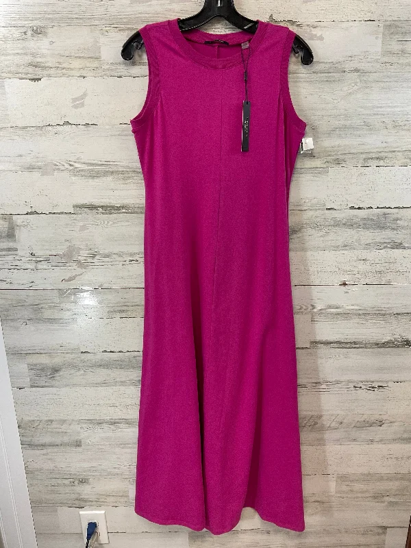 Dress Casual Maxi By Tahari By Arthur Levine In Pink, Size: M