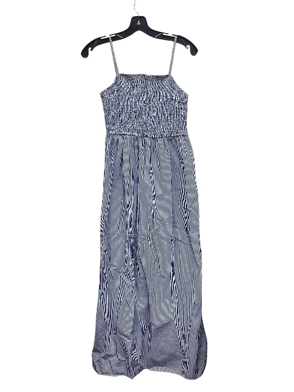 Dress Casual Maxi By Vero Moda In Blue & White, Size: M