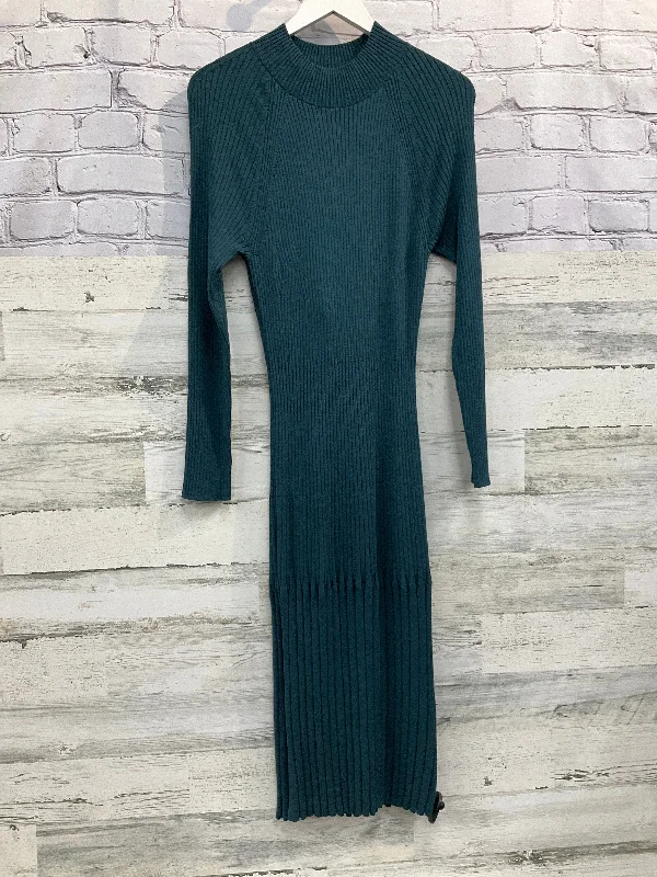 Dress Casual Midi By Banana Republic In Green, Size: S