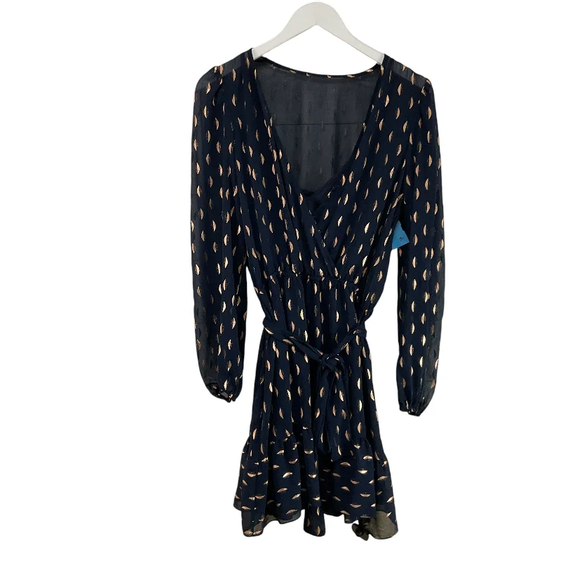 Dress Casual Midi By Betsy And Adam In Navy, Size: M