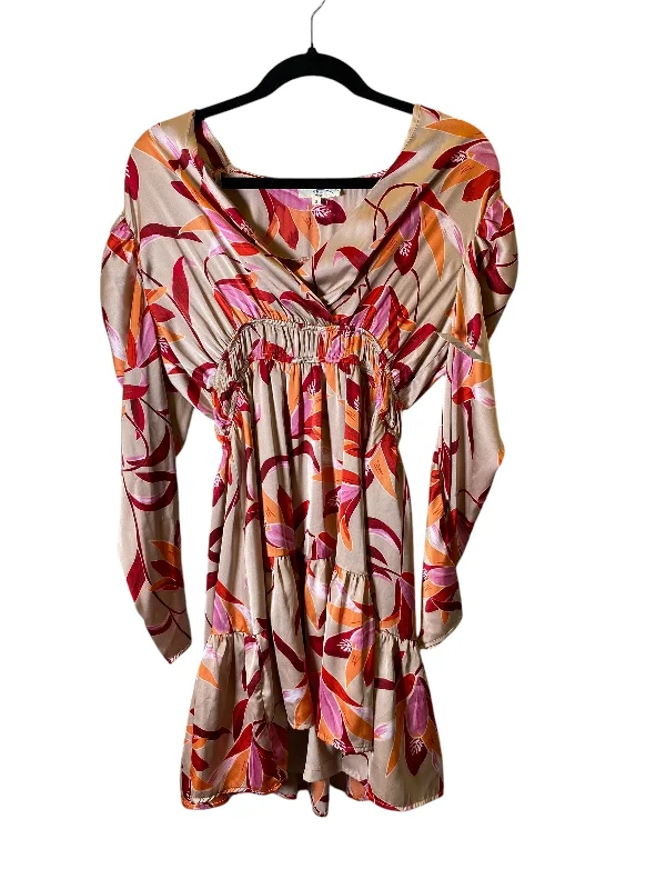 Dress Casual Midi By Entro In Multi-colored, Size: S