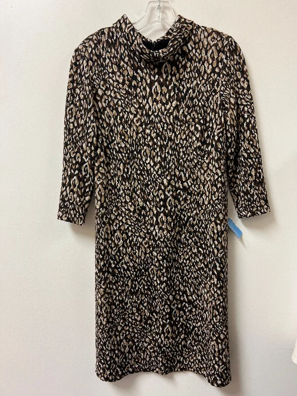 Dress Casual Midi By J Mclaughlin In Brown, Size: M