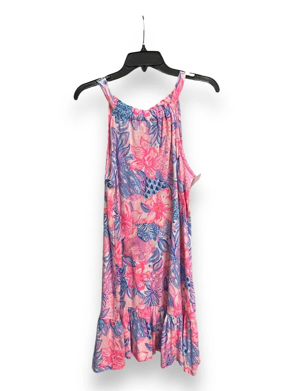 Dress Casual Midi By Lilly Pulitzer In Floral Print, Size: M