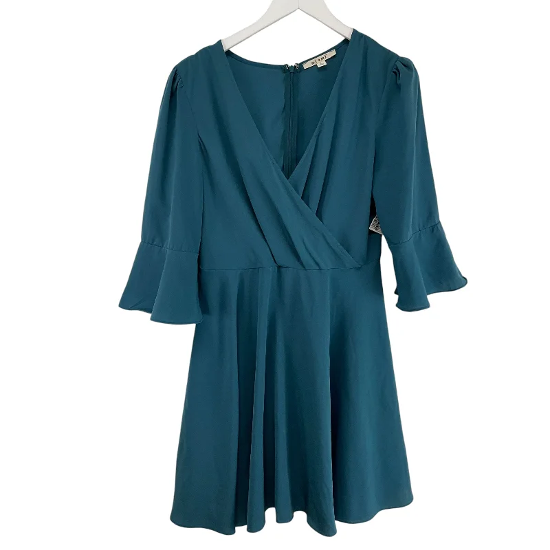 Dress Casual Midi By Mi Ami In Teal, Size: L