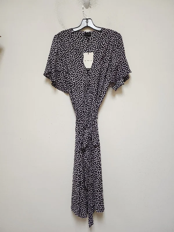 Dress Casual Midi By Who What Wear In Polkadot Pattern, Size: L