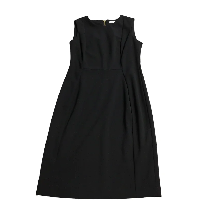 Dress Party Midi By Calvin Klein In Black, Size: 6