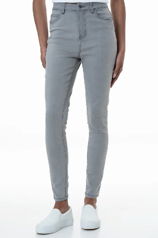 Rf09 Hi-Waisted Skinny Jeans _ 151012 _ Grey Wash