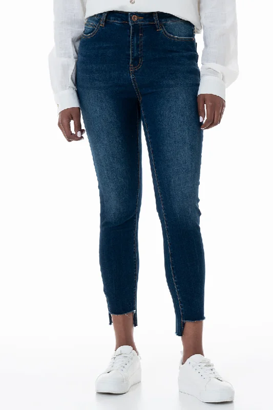 Rf12 Mid Rise Skinny Jeans _ 152637 _ Dark Wash